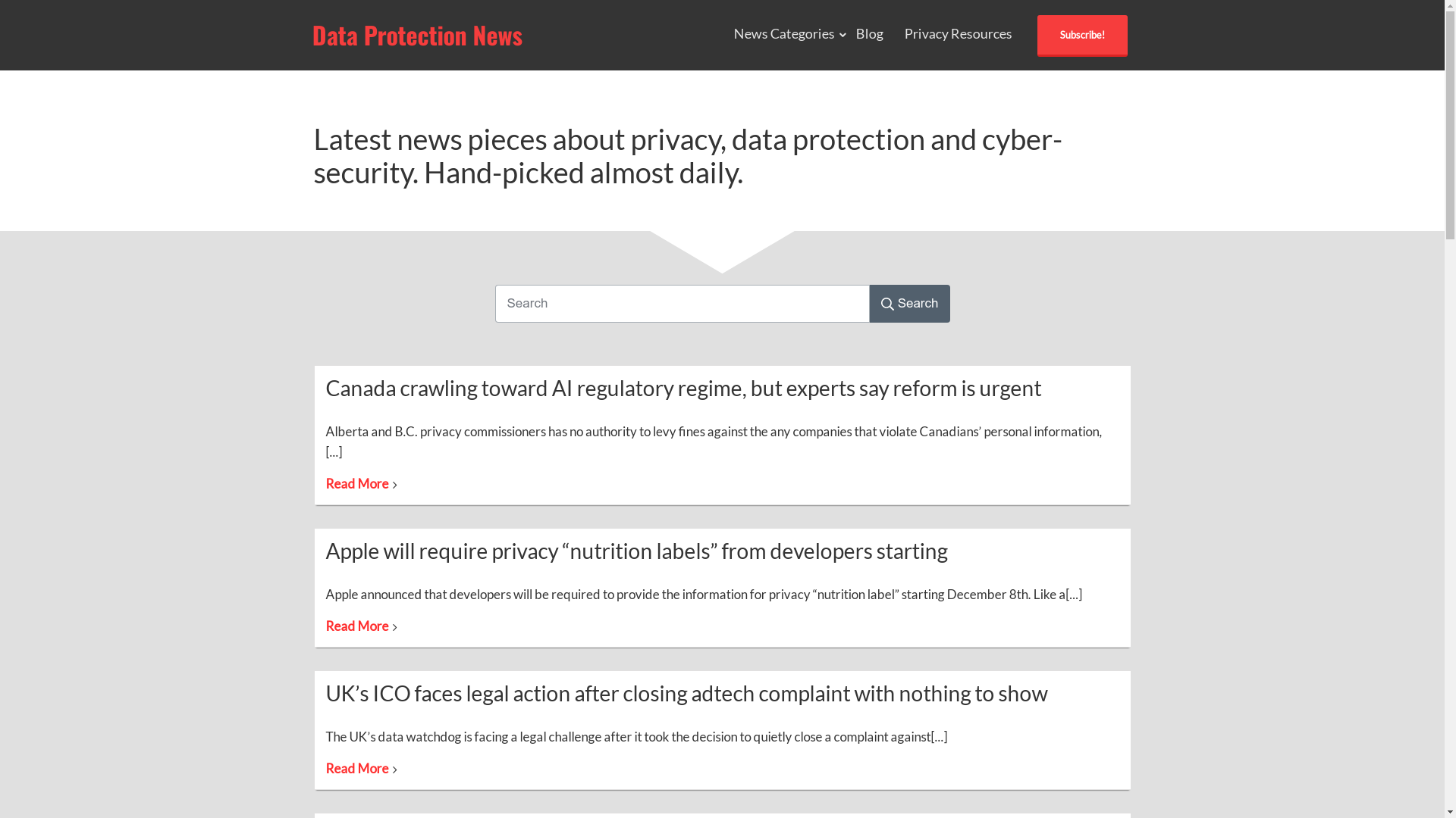 Data protection news