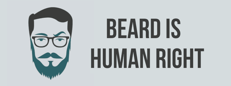 Beard is human right